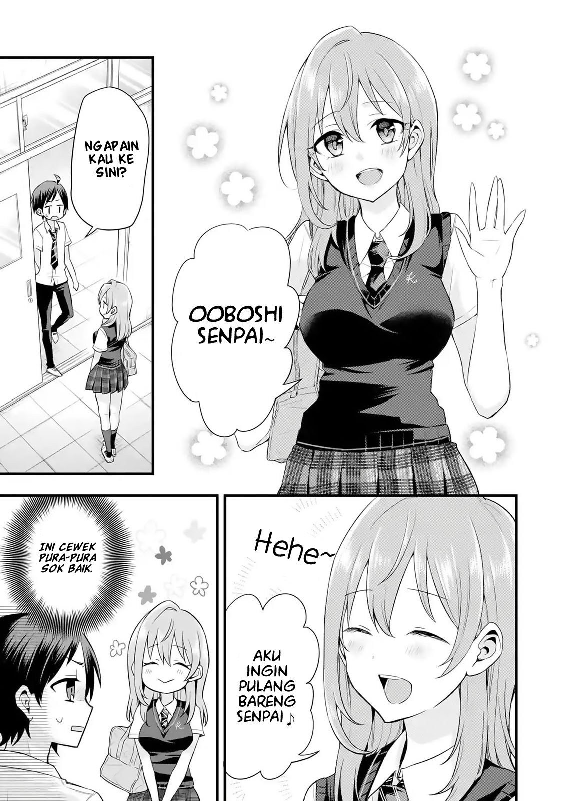 Tomodachi no Imouto ga Ore ni Dake Uzai Chapter 01.2 Bahasa Indonesia